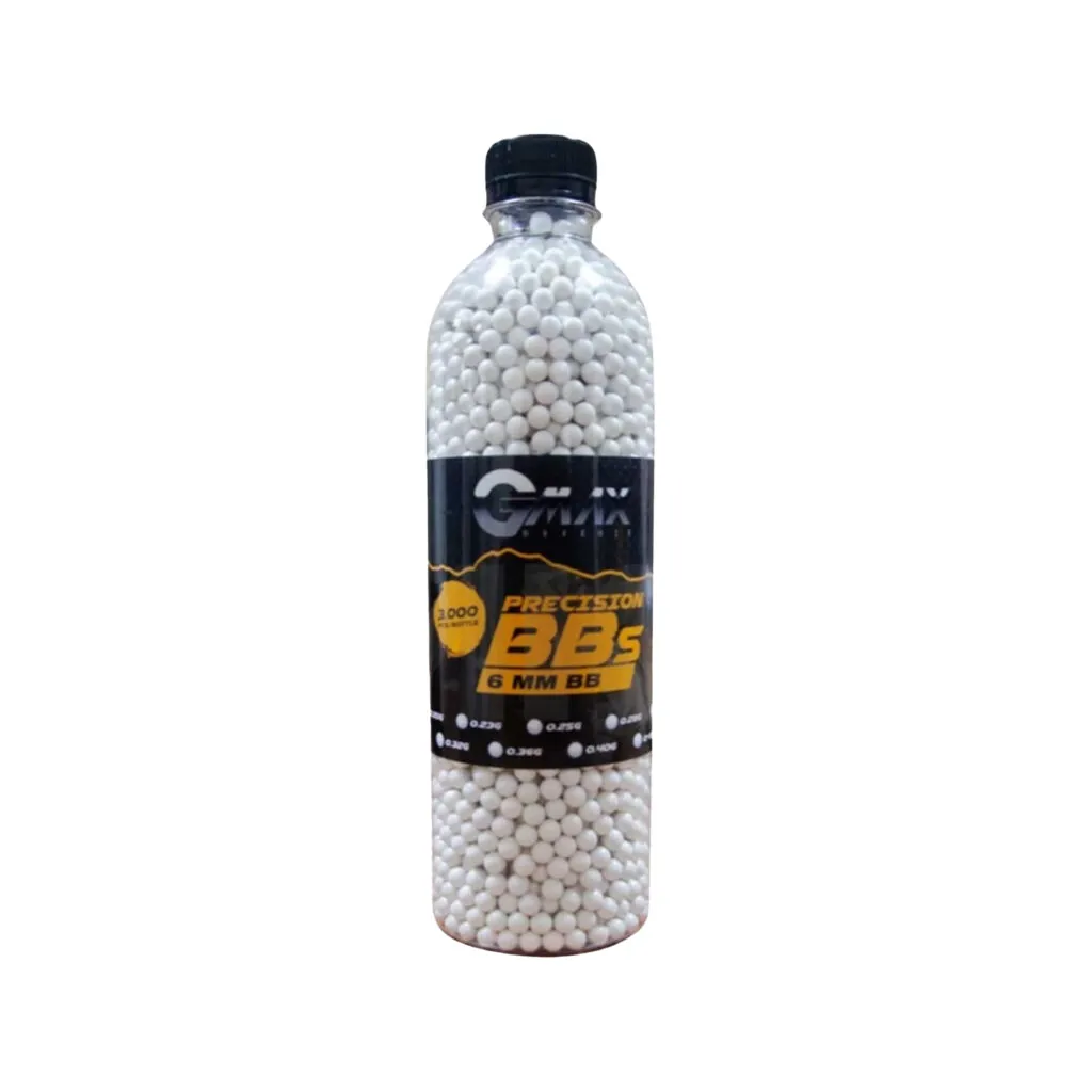 GMAX DEFENSE 0,20 GRAM 6MM AİRSOFT BB 3000 ADET