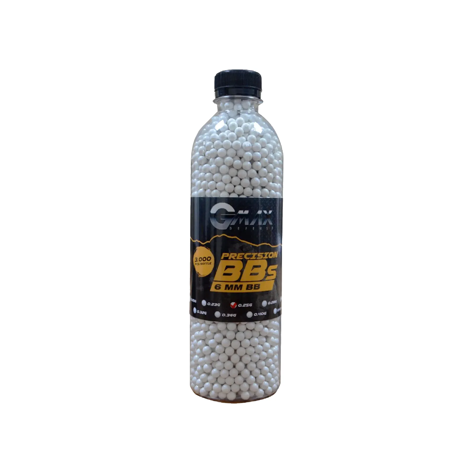 GMAX DEFENSE 0,25 GRAM 6MM AİRSOFT BB 3000 ADET