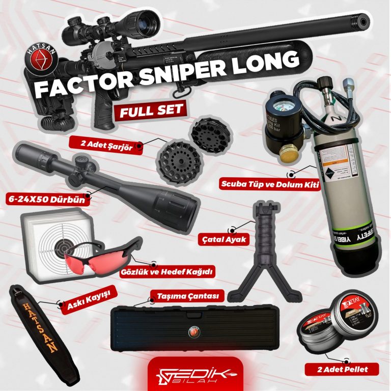 HATSAN FACTOR SNIPER LONG KAMPANYALI COMBO SET