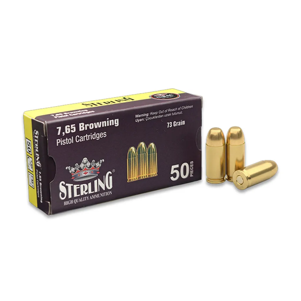 Sterling 7.65 Browning 73 Grain Tabanca Mermisi