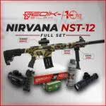 NİRVANA NST-12 Bej Kamuflaj Metal Kundaklı Kampanyalı Set