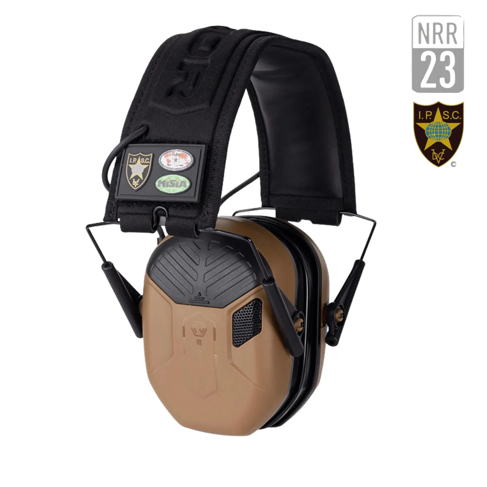 EARMOR M300T-IPSC Edition Coyote Tan Elektronik Atış Kulaklığı
