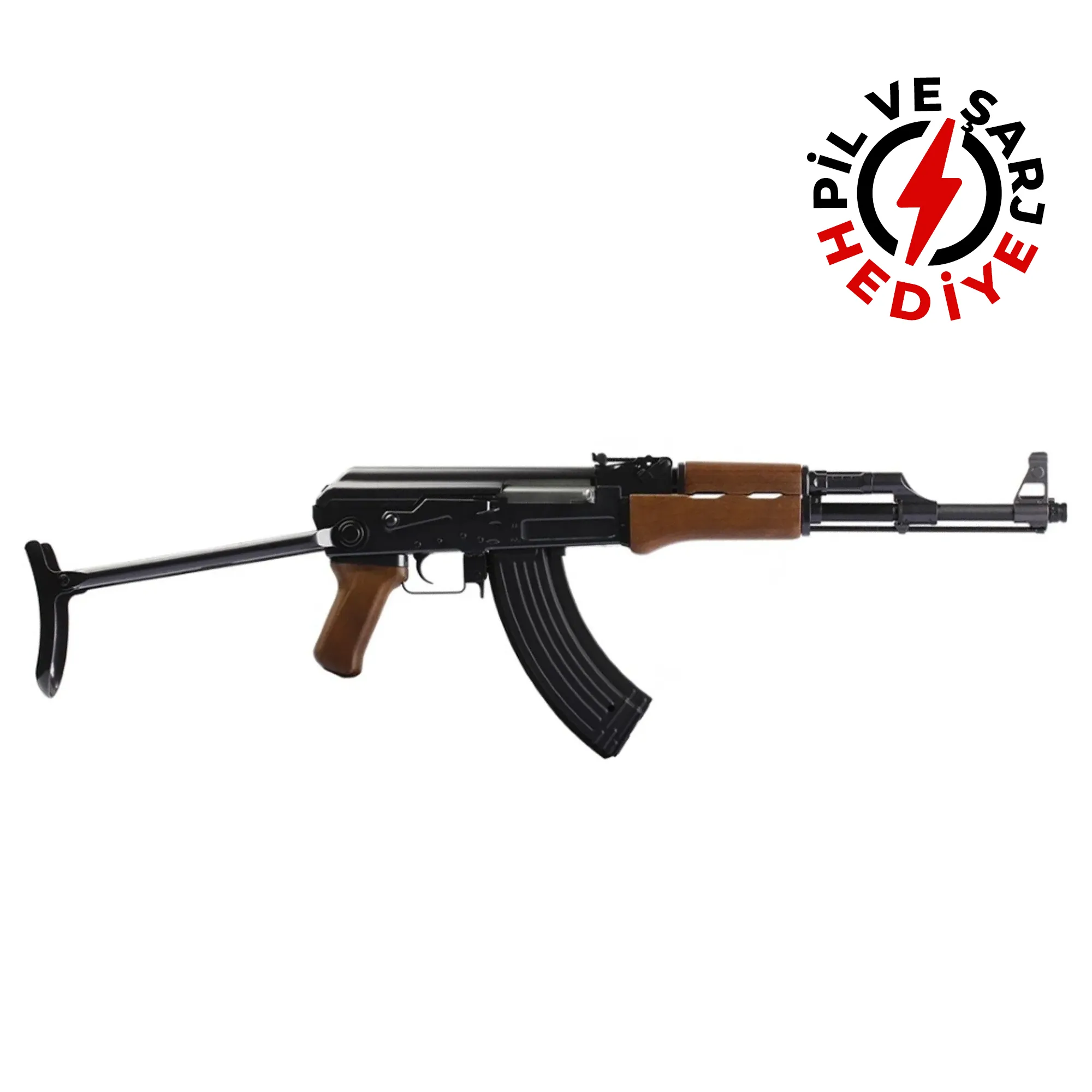 JingGong AK47-S Katlanır Dipçikli Airsoft AEG Tüfek